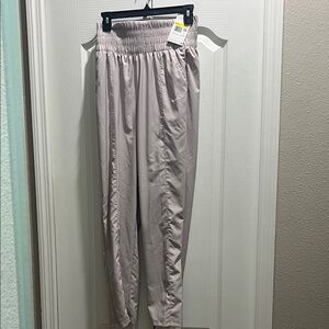 Nike Light Purple/Gray Elastic High Waist Pants